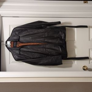 Black leather jacket Wilson's leather size large